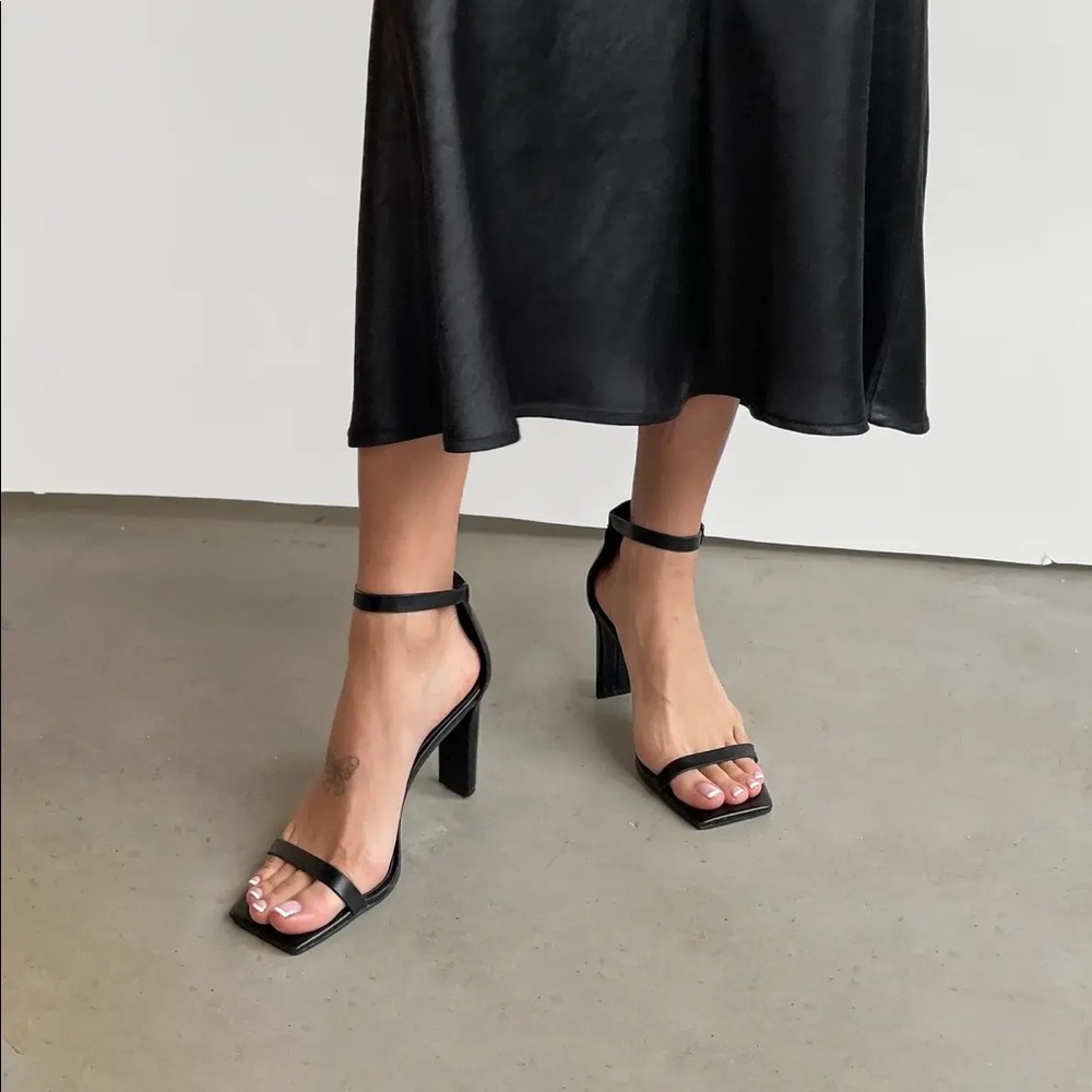 Oak + Fort Strap Heels